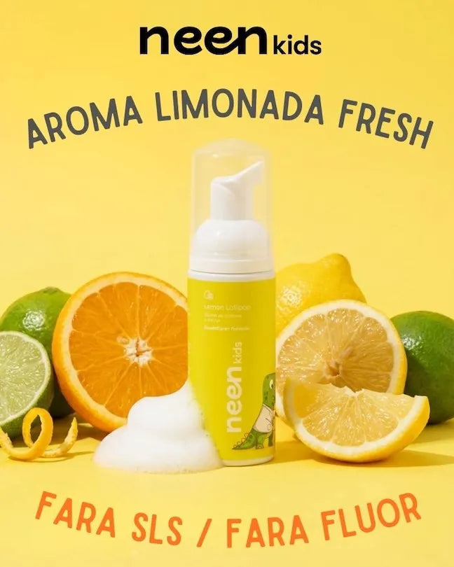 Spuma de copii fara sls fara fluor copii