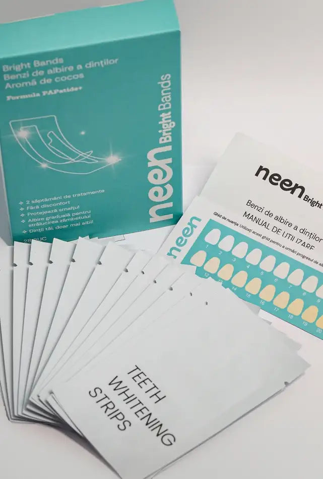 Benzi albire dinti - Formula cu Cocos PAPatide+ - Neen Dental