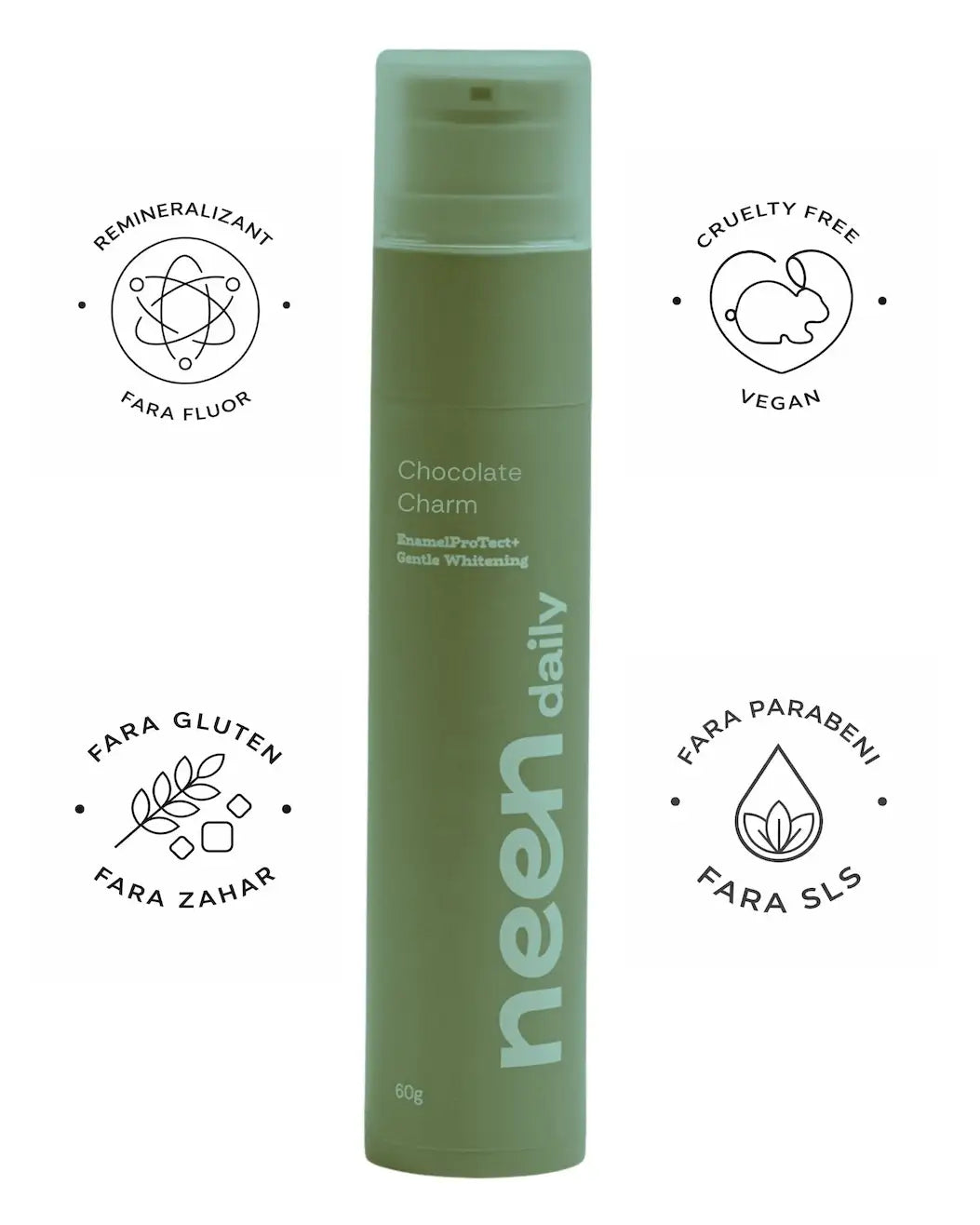 Pasta de dinti pentru albire neen ® - fara fluor