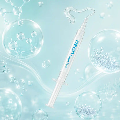 Gel de albire neen Bright Start cu 18% PAP, nano-hidroxiapatită și citrat de potasiu, formulă fără peroxid