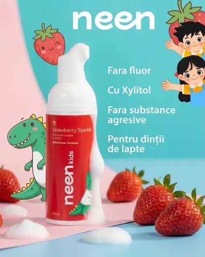 acesta este pasta de dinti spuma pentru copii neen fara fluor