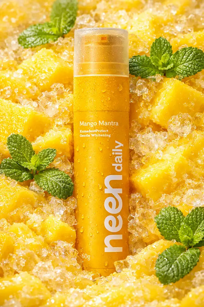 pasta de dinti neen in mango si gheata