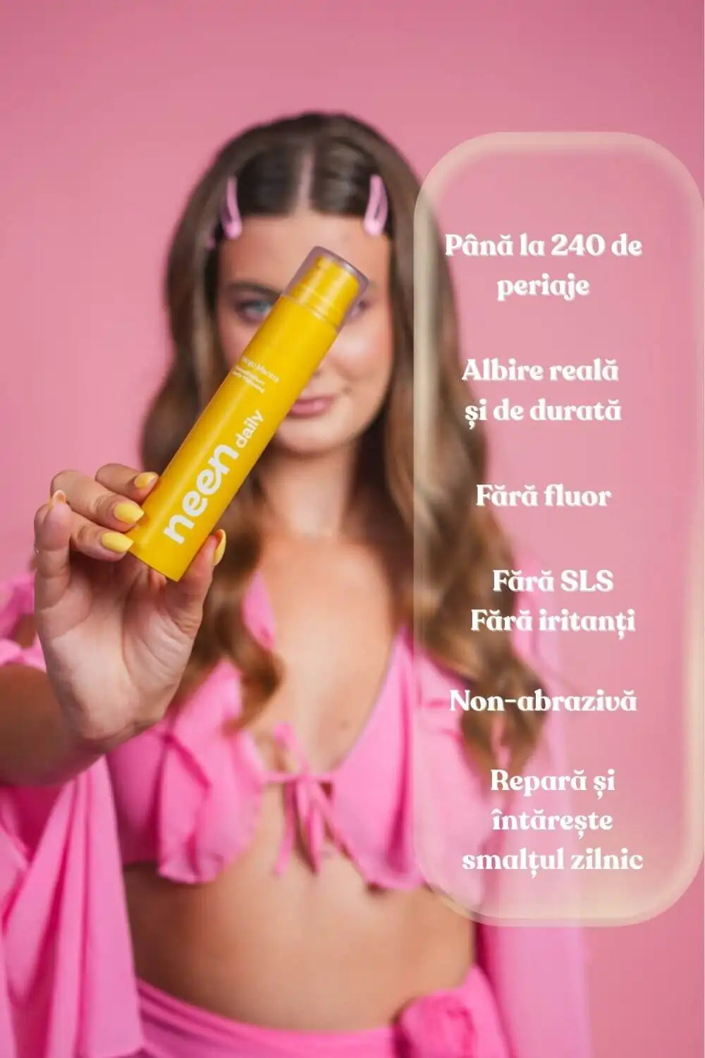 formula neen enamel protect cu hidroxiapatita pentru repararea smaltului si protectie dentara zilnica