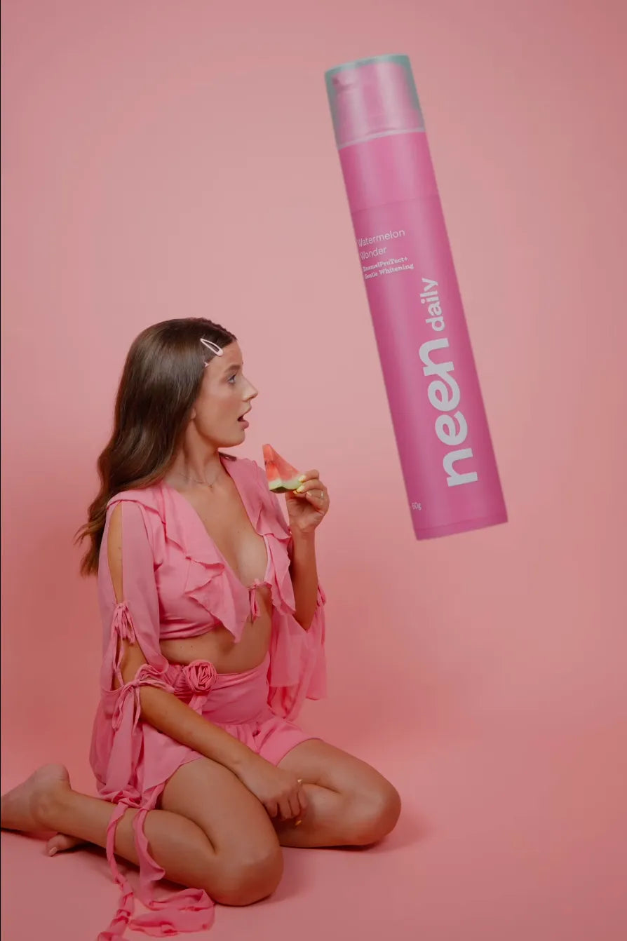 pasta de dinti neen pentru albire watermelon pepene