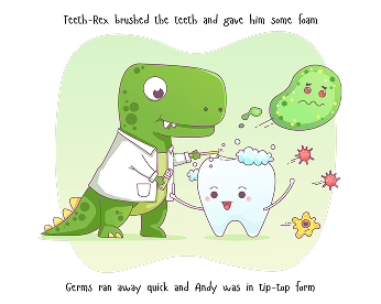 toothrex brushing kids teeth